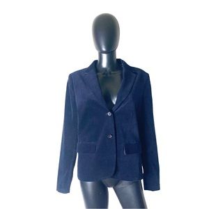 Brooks brothers women velour blazer size 12 (b36)